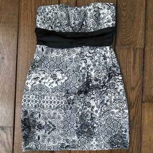 Black and White Cocktail Dress